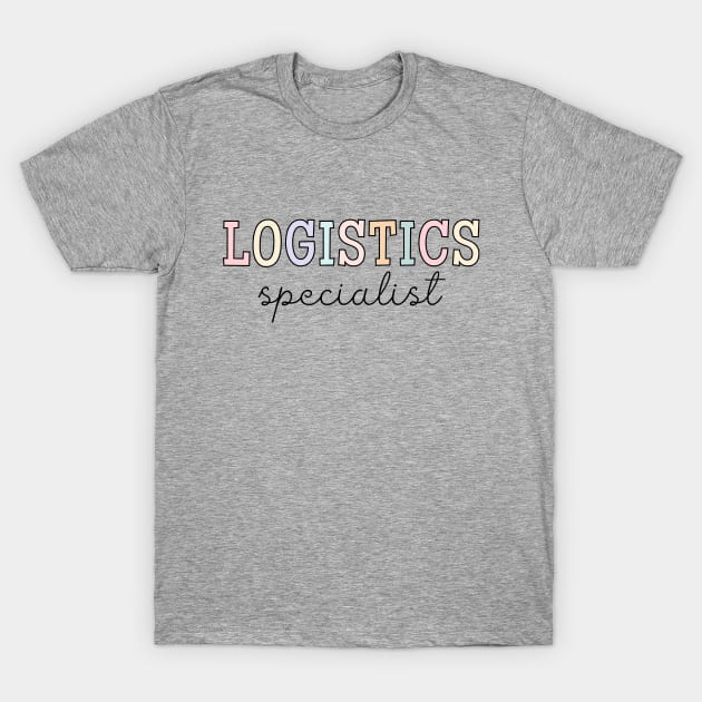 Logistics Specialist, Logistician Graduation T-Shirt by WaBastian